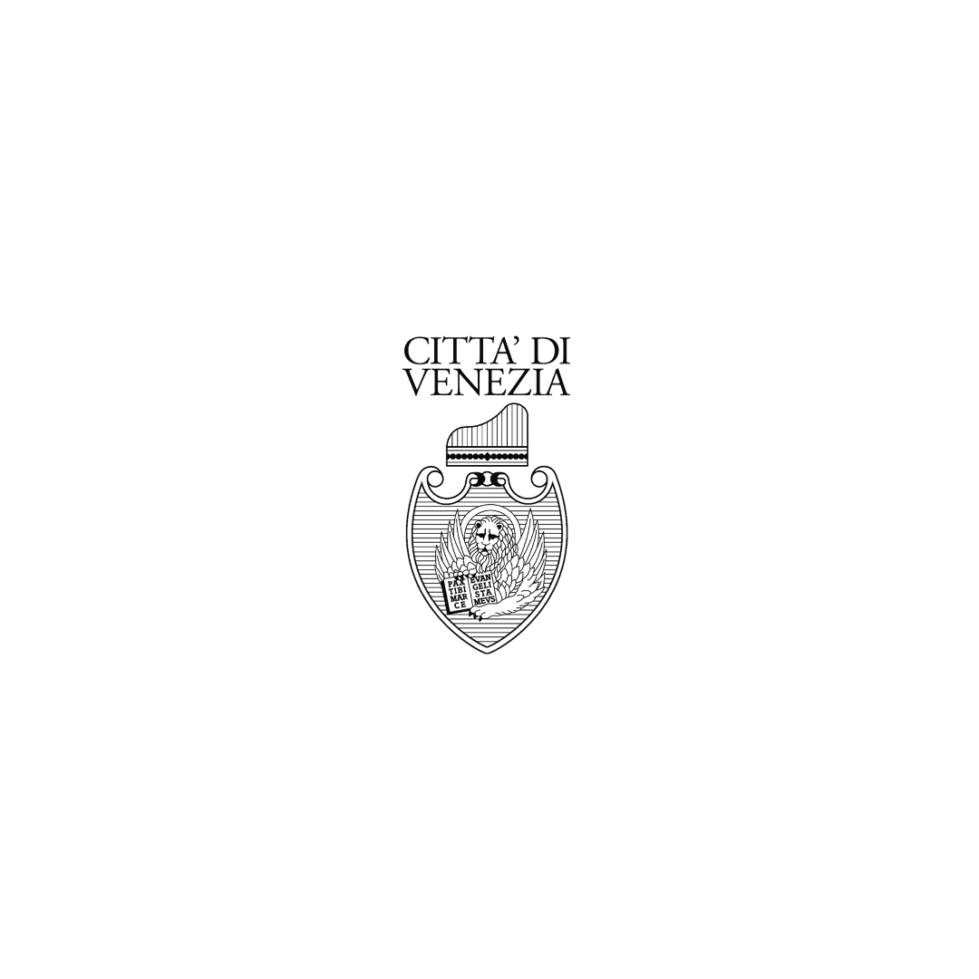 Citta di Venezia logo with winged lion of Saint Mark crest